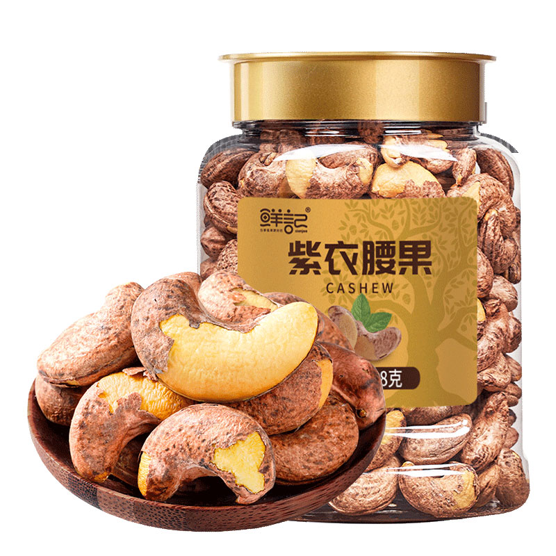 鲜记 0.348 鲜记 紫衣腰果348g  （单位：罐） 鲜记 紫衣腰果348g