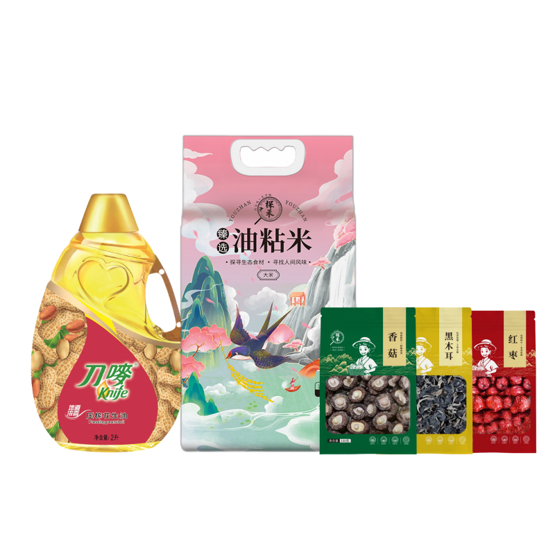 刀唛（Knife） 5.65kg+2L 刀唛/探禾 米油干货组合5.65kg+2L  （单位：套） 刀唛/探禾 米油干货组合5.65kg+2L