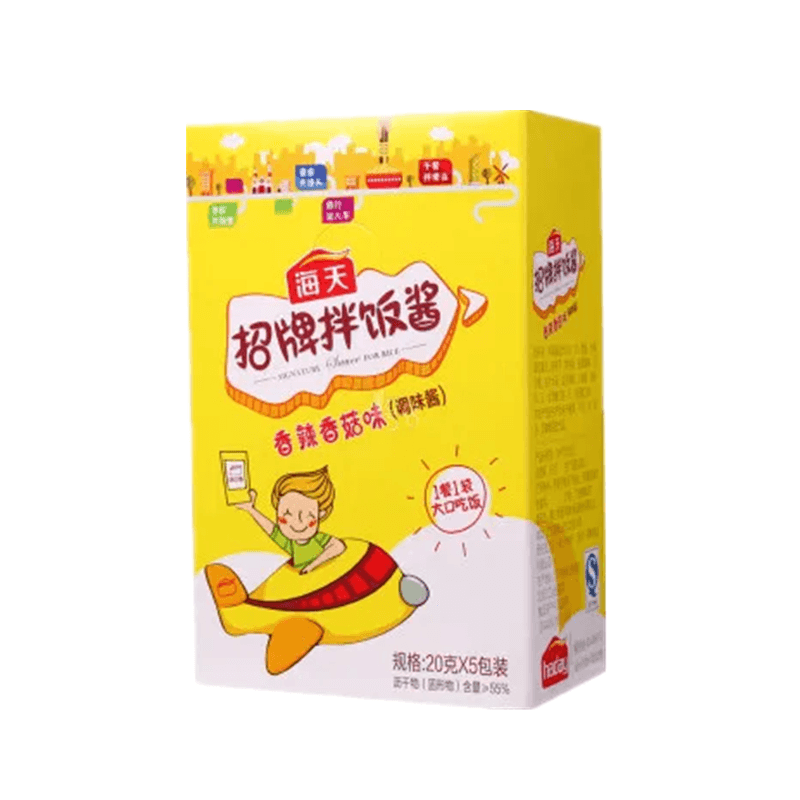 海天（HTDZ） 20g*5包 海天招牌拌饭酱100g（20g*5包）（中华老字号）  （单位：盒） 海天招牌拌饭酱100g（20g*5包）（中华老字号）