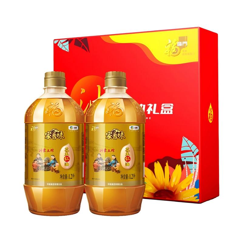 福临门 1.2L*2 福临门家香味沂蒙土榨花生仁油礼盒1.2*2  （单位：盒） 福临门家香味沂蒙土榨花生仁油礼盒1.2*2
