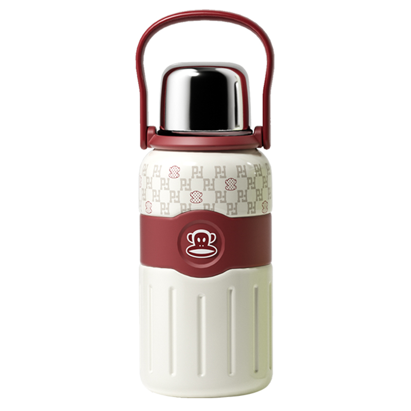 大嘴猴 PF099 大嘴猴（Paul Frank）超真空户外运动保温壶PF099-安可红  （单位：个） 大嘴猴（Paul Frank）超真空户外运动保温壶PF099-安可红