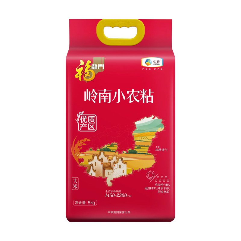 福临门 5kg 福临门岭南小农粘米5KG  （单位：包） 福临门岭南小农粘米5KG