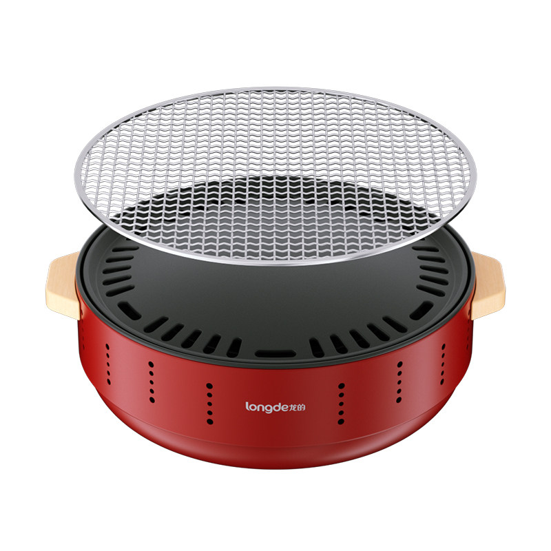龙的（longde） 30CM彩盒包装;LD-TK3012 龙的多功能碳烤炉TK3012-30CM彩盒包装;TK3012  （单位：个） 龙的多功能碳烤炉TK3012-30CM彩盒包装;TK3012
