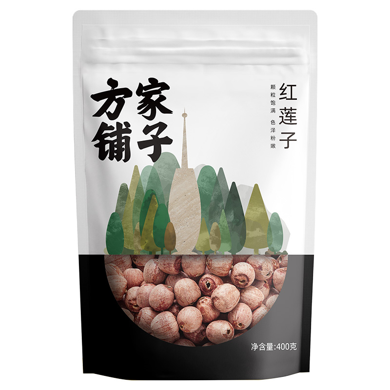 方家铺子 400g 【方家铺子】红莲子400g/袋装  （单位：袋） 【方家铺子】红莲子400g/袋装