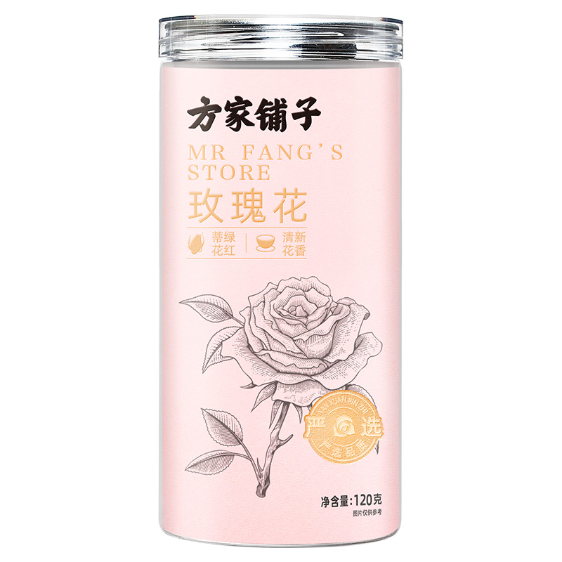 方家铺子 120g 【方家铺子】玫瑰花120g/瓶装  （单位：瓶） 【方家铺子】玫瑰花120g/瓶装