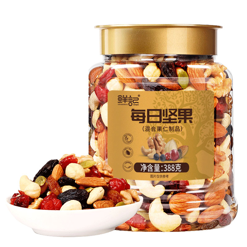 鲜记 0.388 鲜记 每日坚果388g  （单位：罐） 鲜记 每日坚果388g