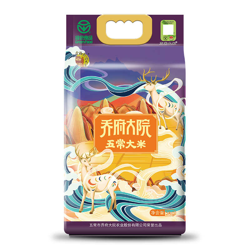 乔府大院 5kg 乔府大院福鹿双至五常大米5kg  （单位：袋） 乔府大院福鹿双至五常大米5kg