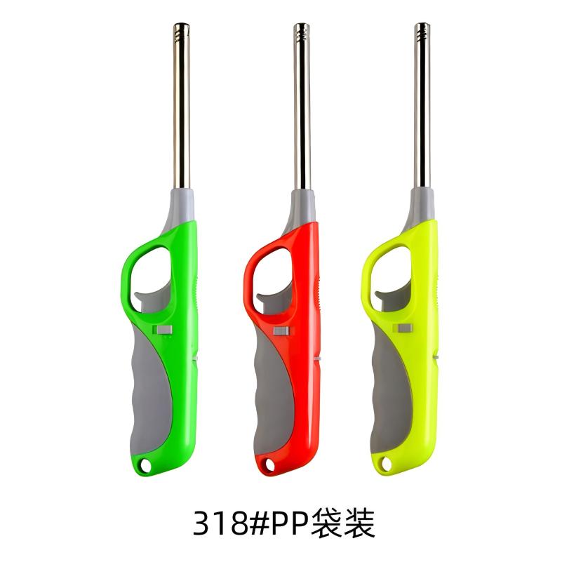 雷士(NVC) 318#袋装5支装+200ml充气液 点火器加长明火点火打火机-318#袋装5支装+200ml充气液  （单位：支） 点火器加长明火点火打火机-318#袋装5支装+200ml充气液