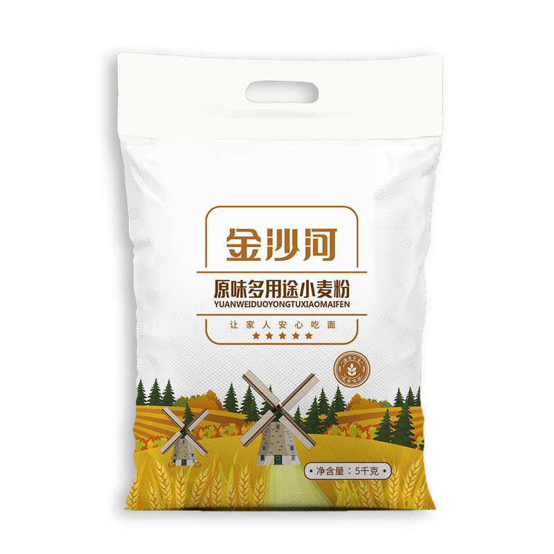 金沙河 原味多用途小麦粉5kg 金沙河 原味多用途小麦粉5kg  （单位：袋） 金沙河 原味多用途小麦粉5kg