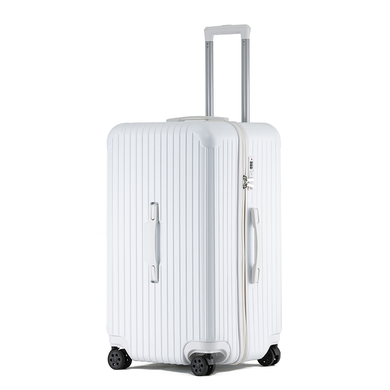 WRC W-9018 20寸白色 WRC拉杆箱大容量W-9018密码箱 20寸白色  （单位：个） WRC拉杆箱大容量W-9018密码箱 20寸白色