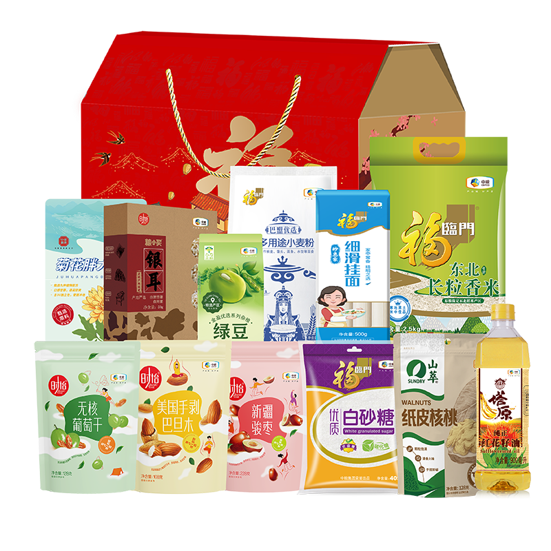 中粮 5567g+900ml 2025中粮家宴营养家通用大礼包E型  （单位：盒） 2025中粮家宴营养家通用大礼包E型