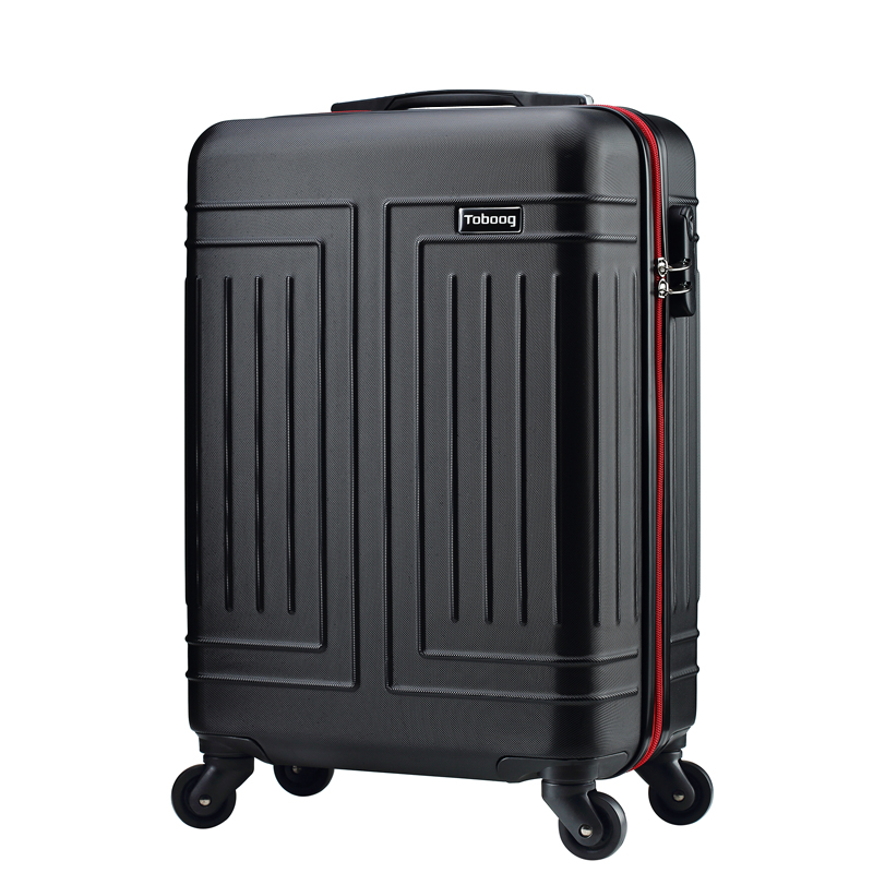 途帮 材质: ABS 20寸58*37*23cm TOBOOG途帮  简约商务黑色拉杆箱269/20寸/黑色  （单位：件） TOBOOG途帮  简约商务黑色拉杆箱269/20寸/黑色
