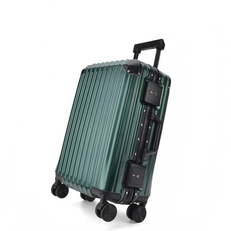 啄木鸟 墨绿色 PLOVER香港啄木鸟万向静音轮20寸铝合金框海关锁拉杆箱GD2655-20ML-墨绿色  （单位：个） PLOVER香港啄木鸟万向静音轮20寸铝合金框海关锁拉杆箱GD2655-20ML-墨绿色