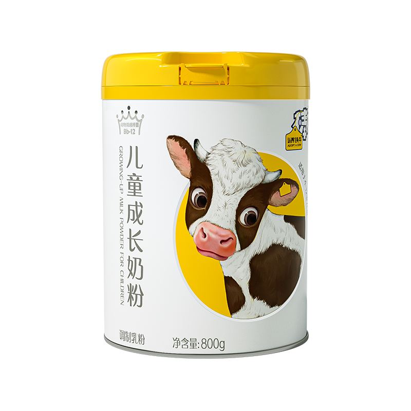 认养一头牛 110303000310 认养一头牛棒棒哒儿童成长奶粉800G-一罐装110303000310  （单位：罐） 认养一头牛棒棒哒儿童成长奶粉800G-一罐装110303000310