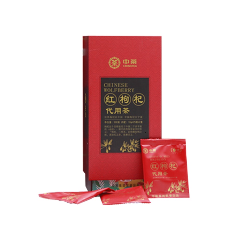 中粮 250g 中粮中茶红枸杞代用茶礼盒250g  （单位：盒） 中粮中茶红枸杞代用茶礼盒250g