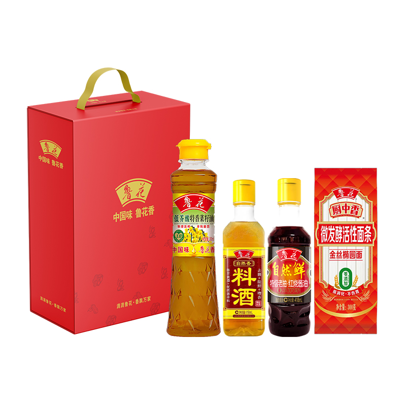 鲁花 300g+1216ml 鲁花四季如意礼盒B 300g+1216ml  （单位：套） 鲁花四季如意礼盒B 300g+1216ml