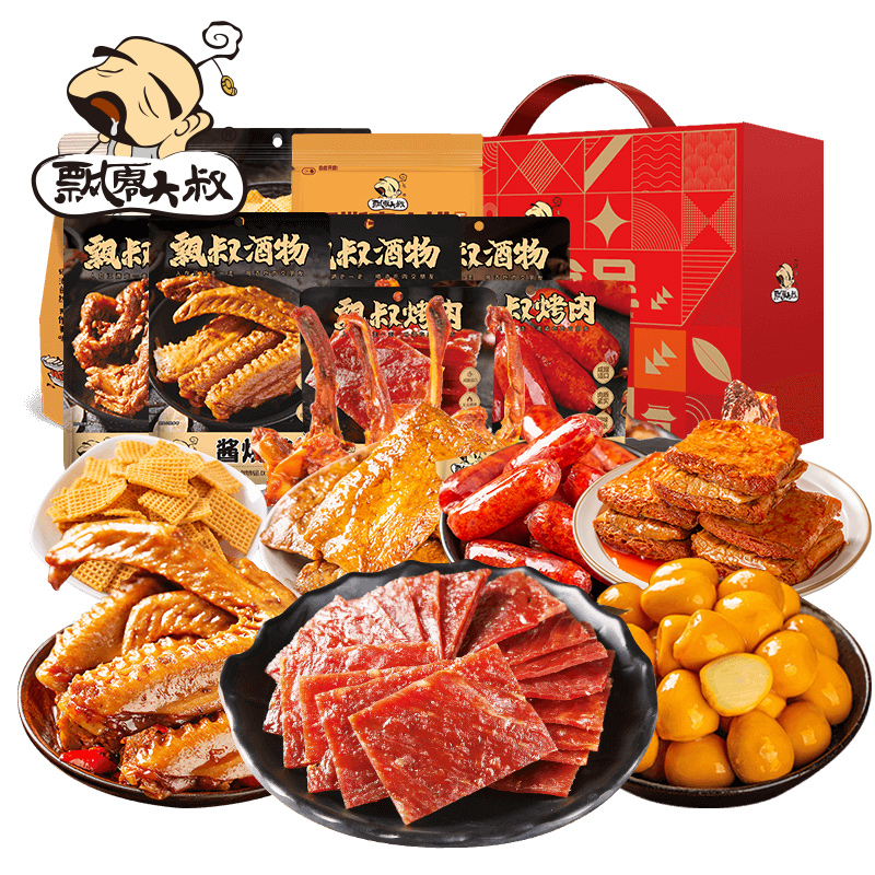 飘零大叔 1000g 飘零大叔-元气食足礼盒1000g  （单位：盒） 飘零大叔-元气食足礼盒1000g