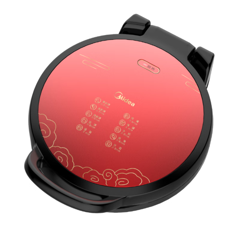 美的(Midea) JKE3412 红色 美的 电饼铛煎饼锅家用早餐机煎烤机 JKE3412 红色  （单位：台） 美的 电饼铛煎饼锅家用早餐机煎烤机 JKE3412 红色