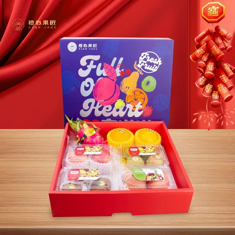 橙心果匠 整箱：5种/约重2.5kg 橙心果匠水果拼装礼盒DIY特果-238型整箱：5种/约重2.5kg  （单位：箱） 橙心果匠水果拼装礼盒DIY特果-238型整箱：5种/约重2.5kg