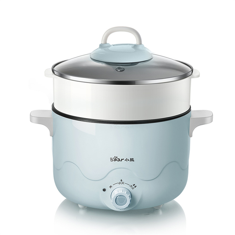 小熊(Bear) DRG-C18N5 小熊（Bear）2.5L多功能迷你带蒸笼电热锅DRG-C18N5（10106C18N5005）  （单位：台） 小熊（Bear）2.5L多功能迷你带蒸笼电热锅DRG-C18N5（10106C18N5005）