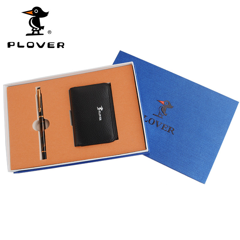 啄木鸟 黑色;10*7*2cm PLOVER香港啄木鸟笔卡包两件套GD811033-2A-黑色;10*7*2cm  （单位：套） PLOVER香港啄木鸟笔卡包两件套GD811033-2A-黑色;10*7*2cm