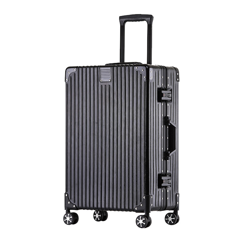 WRC W-A008 20寸黑色 WRC时尚包角铝框W-A008旅行箱 20寸黑色  （单位：个） WRC时尚包角铝框W-A008旅行箱 20寸黑色