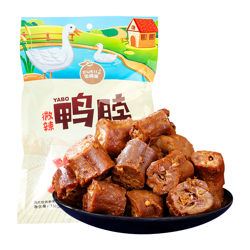 富崎乐（FUKILO） 168g*2袋 富崎乐鸭脖（微辣） 168g/袋 2袋装  （单位：袋） 富崎乐鸭脖（微辣） 168g/袋 2袋装
