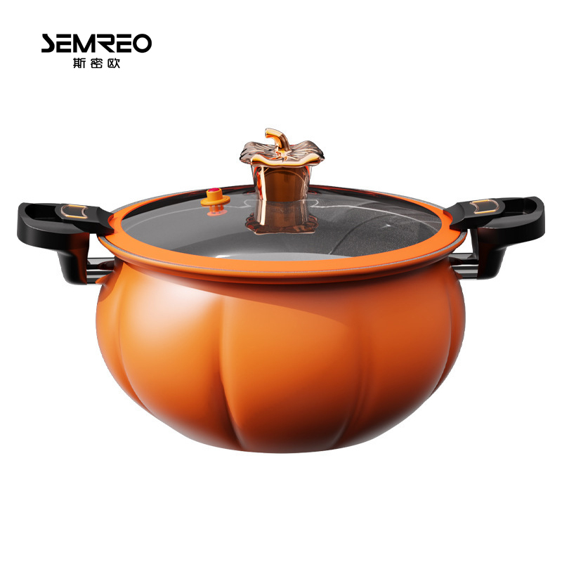 斯密欧(SEMREO) MR-616 斯密欧SEMREO多福莱微压南瓜锅MR-616  （单位：个） 斯密欧SEMREO多福莱微压南瓜锅MR-616
