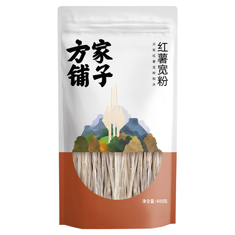 方家铺子 400g 【方家铺子】红薯宽粉400g/袋装  （单位：袋） 【方家铺子】红薯宽粉400g/袋装
