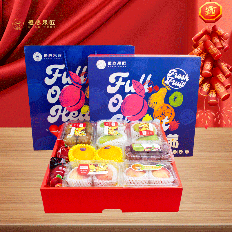 橙心果匠 整箱：6种/约重2.8kg 橙心果匠水果拼装礼盒DIY福果-488型整箱：6种/约重2.8kg  （单位：箱） 橙心果匠水果拼装礼盒DIY福果-488型整箱：6种/约重2.8kg