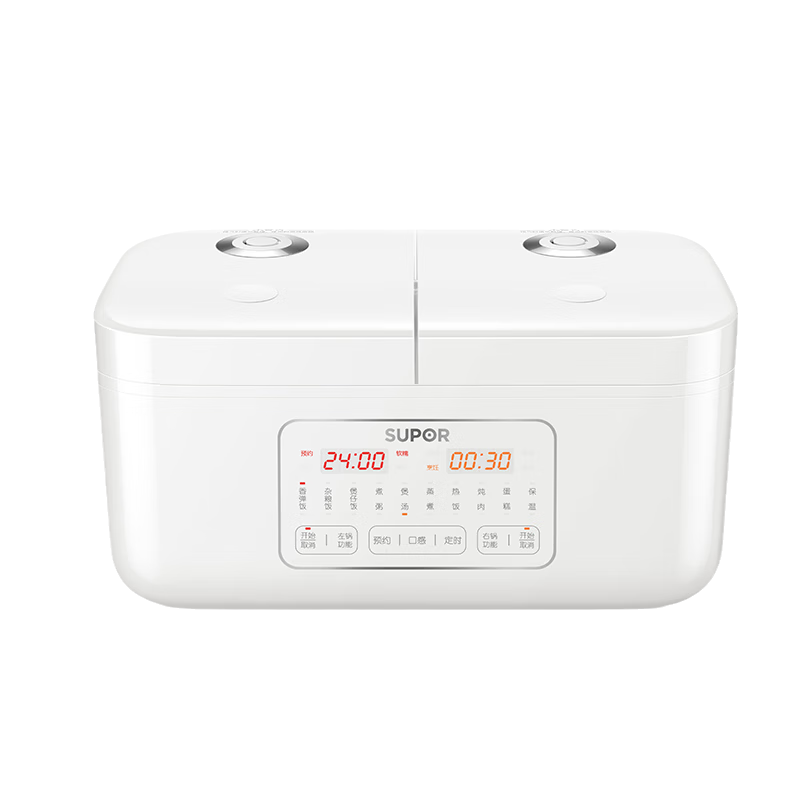 苏泊尔（SUPOR） SF20TC601 苏泊尔（SUPOR）双胆电饭煲2L+2L 白色SF20TC601  （单位：台） 苏泊尔（SUPOR）双胆电饭煲2L+2L 白色SF20TC601
