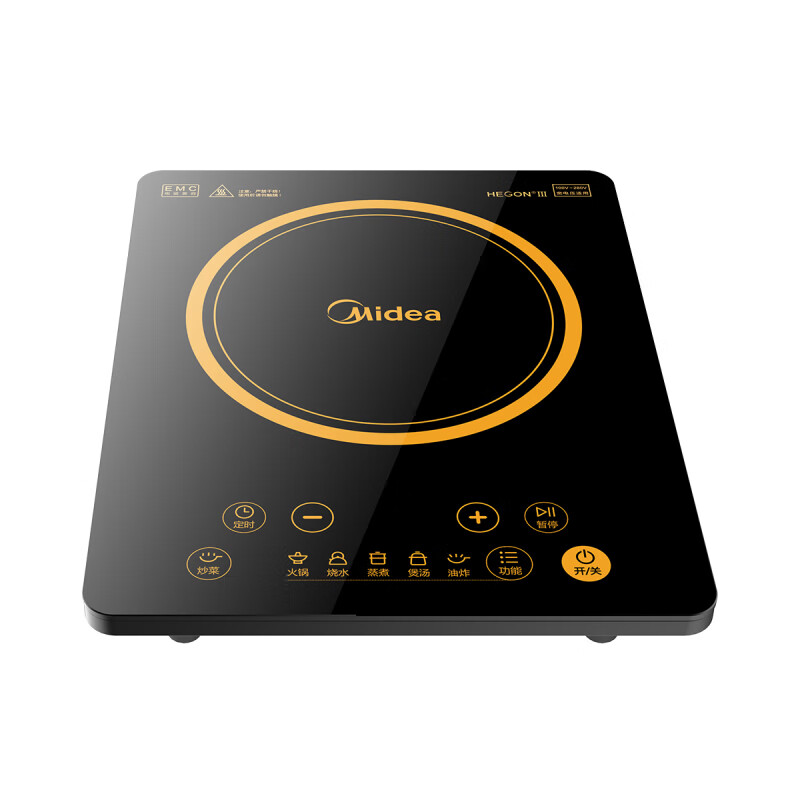 美的(Midea) HT2218HM 黑色 美的家用2200W大功率智能定时电磁炉 HT2218HM 黑色  （单位：台） 美的家用2200W大功率智能定时电磁炉 HT2218HM 黑色