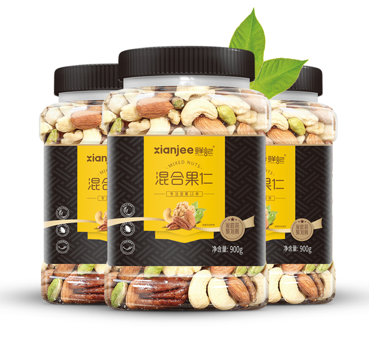 鲜记 0.9 鲜记 混合果仁900g  （单位：罐） 鲜记 混合果仁900g
