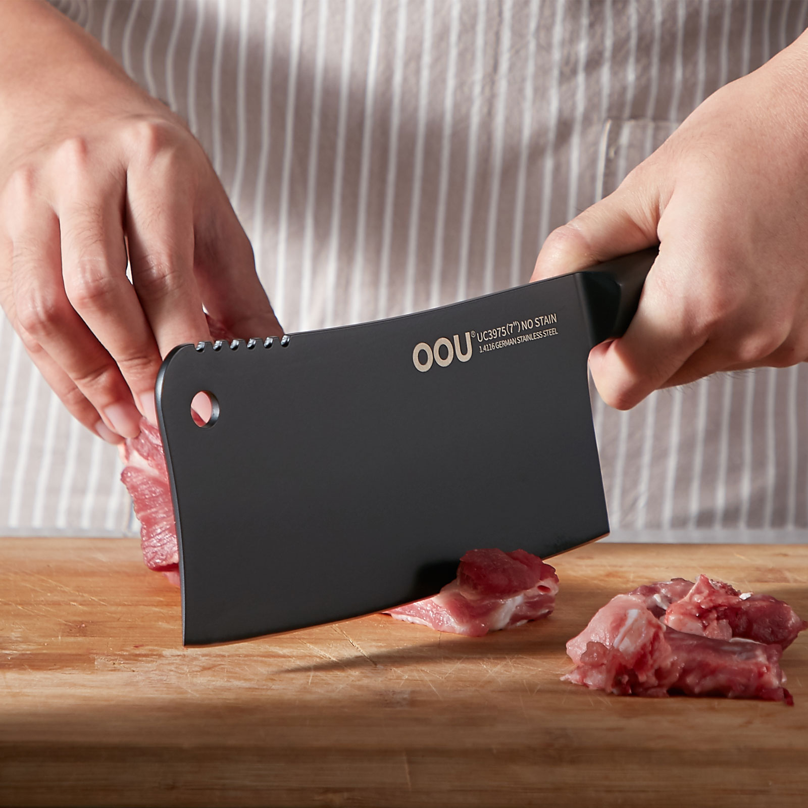 OOU! UC3932 OOU!黑刃系列砍骨刀UC3932  （单位：把） OOU!黑刃系列砍骨刀UC3932