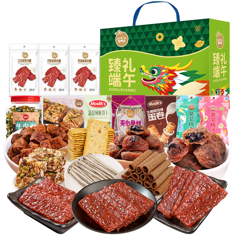 富崎乐（FUKILO） 1098g*1盒 富崎乐臻礼端午礼盒1098g  （单位：盒） 富崎乐臻礼端午礼盒1098g