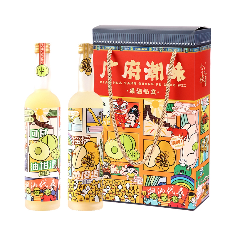 小花样 258ml*2瓶 小花样广府潮味礼盒258ml*2瓶 （油柑+黄皮）  （单位：瓶） 小花样广府潮味礼盒258ml*2瓶 （油柑+黄皮）