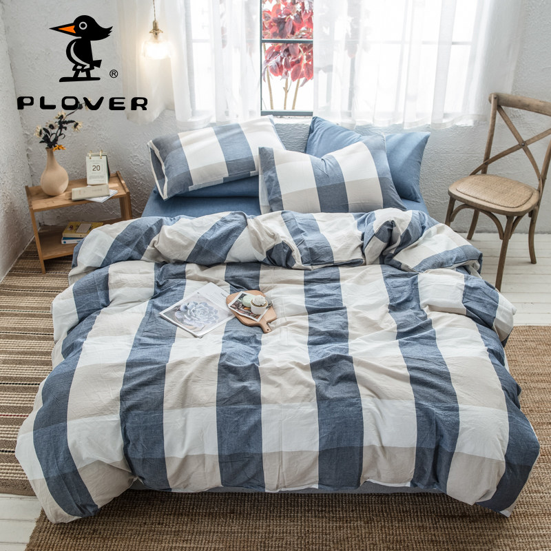 啄木鸟 被套200*230cm床单230*250cm枕套48*74cm*2 啄木鸟四件套全棉水洗四件套蓝白ZMN-QMSX-02-被套200*230cm床单230*250cm枕套48*74cm*2  （单位：pcs） 啄木鸟四件套全棉水洗四件套蓝白ZMN-QMSX-02-被套200*230cm床单230*250cm枕套48*74cm*2