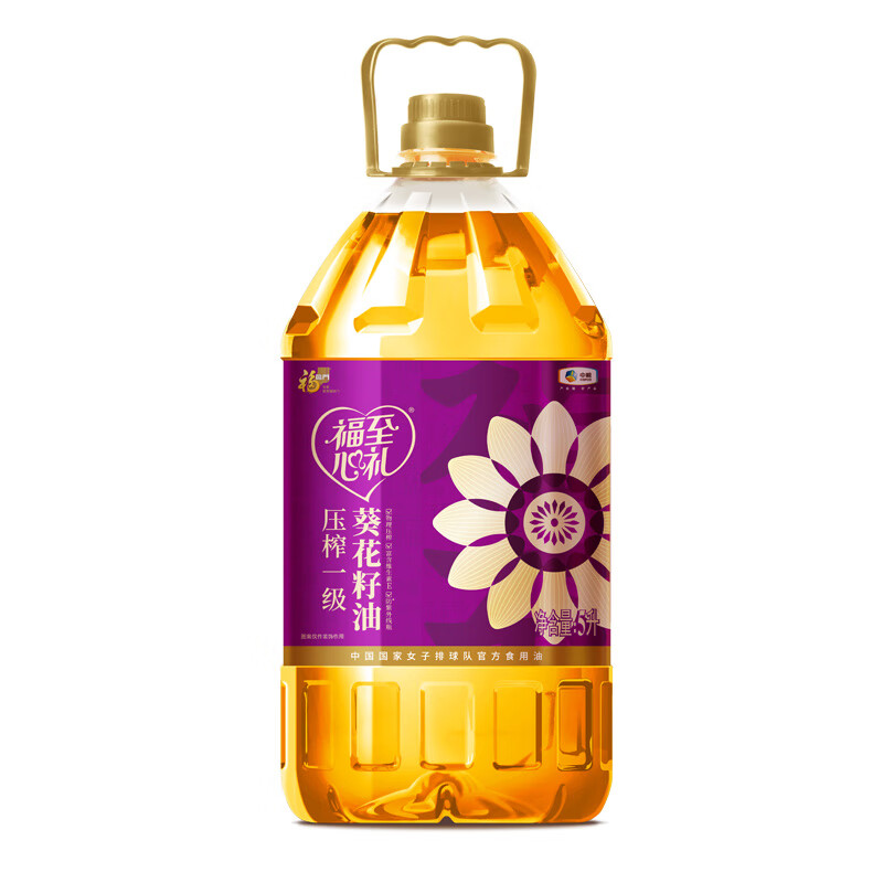 福临门 5L 中粮福临门福至心礼葵花籽油5L  （单位：升） 中粮福临门福至心礼葵花籽油5L