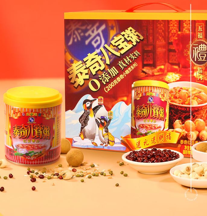 泰奇 红豆香沙200g*12罐礼盒装 泰奇小精灵红豆香沙200g*12罐礼盒装  （单位：箱） 泰奇小精灵红豆香沙200g*12罐礼盒装