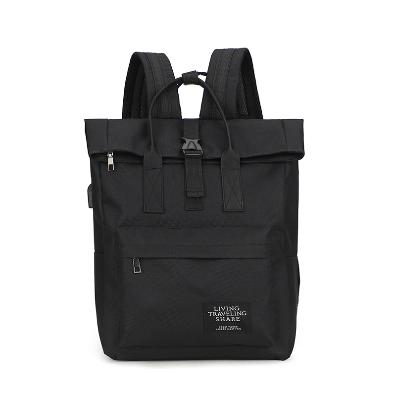 WRC W-0018 黑色 WRC百搭简约双肩包W-0018 黑色  （单位：个） WRC百搭简约双肩包W-0018 黑色