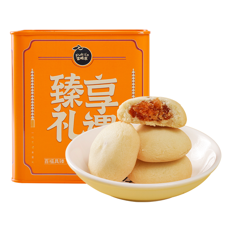 富崎乐（FUKILO） 268g*2罐 富崎乐凤梨饼 268g/罐 2罐装  （单位：罐） 富崎乐凤梨饼 268g/罐 2罐装