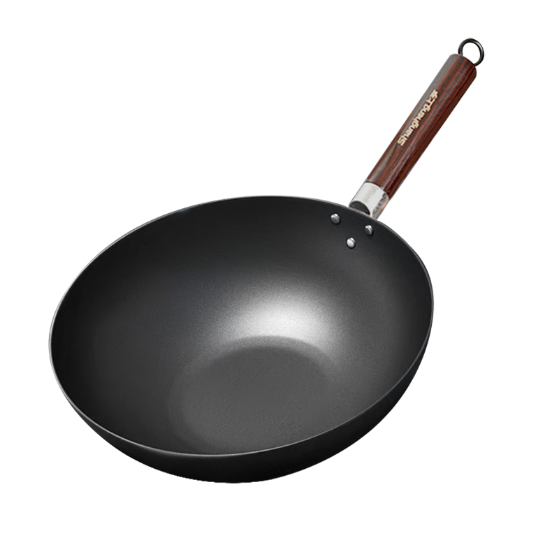 上亨（shangheng） 家用厨房电器具 上亨无涂层磨砂铁锅SHZH-CJCG011-34cm黑色  （单位：个） 上亨无涂层磨砂铁锅SHZH-CJCG011-34cm黑色