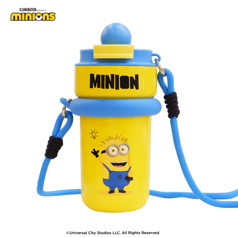 小黄人（MINIONS） CBH010191 小黄人大眼萌系列-香蕉系列-挂绳保温杯CBH010191    500mL  （单位：个） 小黄人大眼萌系列-香蕉系列-挂绳保温杯CBH010191    500mL