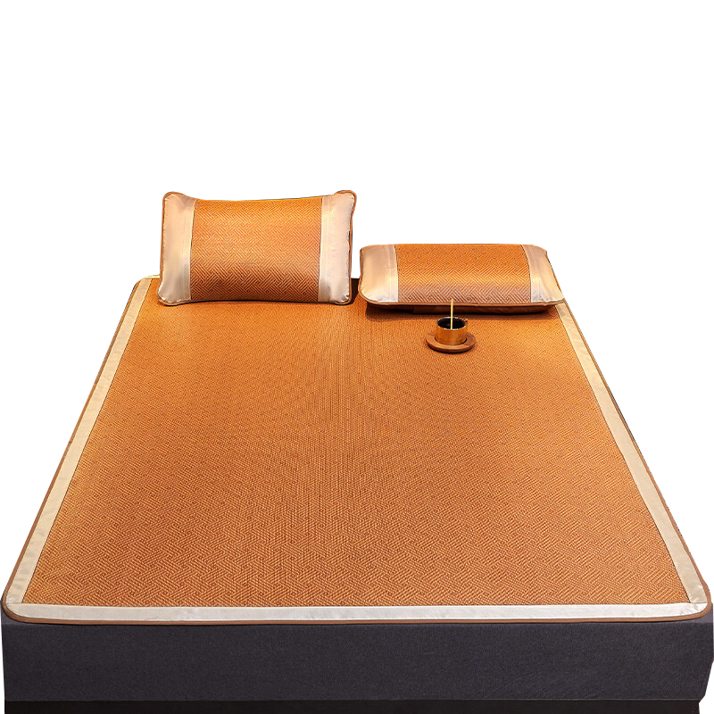 恒源祥 HYTX04 恒源祥HYTX04密藤席三件套-饼干花席面：180*200cm  （单位：套） 恒源祥HYTX04密藤席三件套-饼干花席面：180*200cm