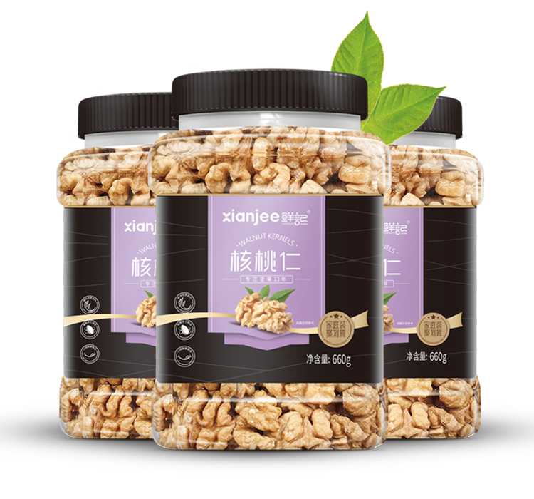 鲜记 660 鲜记 核桃仁660g  （单位：罐） 鲜记 核桃仁660g