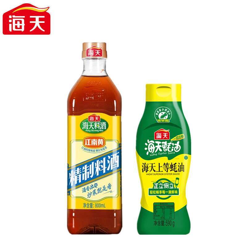 海天（HTDZ） 组合装 海天厨房调味组合装（料酒800mL+蚝油590g）（中华老字号）  （单位：套） 海天厨房调味组合装（料酒800mL+蚝油590g）（中华老字号）