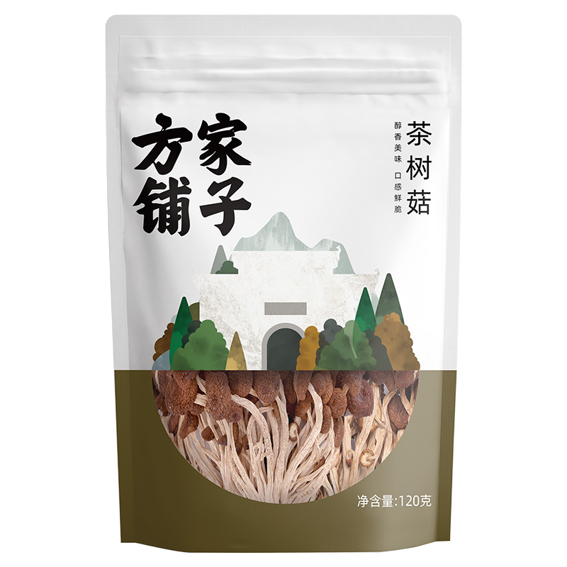 方家铺子 120g 【方家铺子】茶树菇120g/袋装  （单位：袋） 【方家铺子】茶树菇120g/袋装