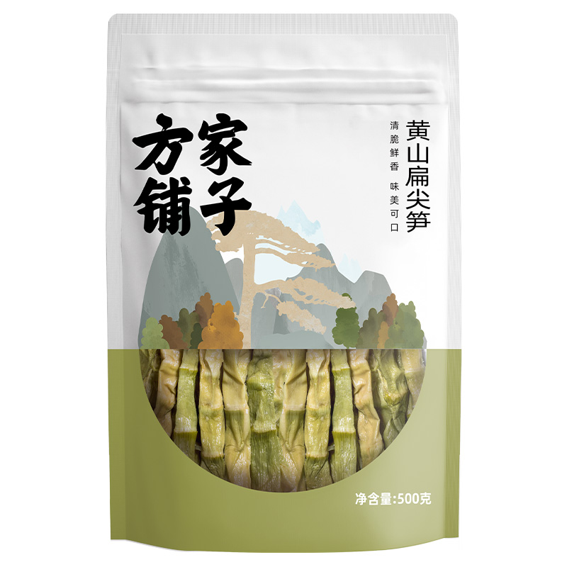 方家铺子 500g 【方家铺子】黄山扁尖笋500g/袋装  （单位：袋） 【方家铺子】黄山扁尖笋500g/袋装