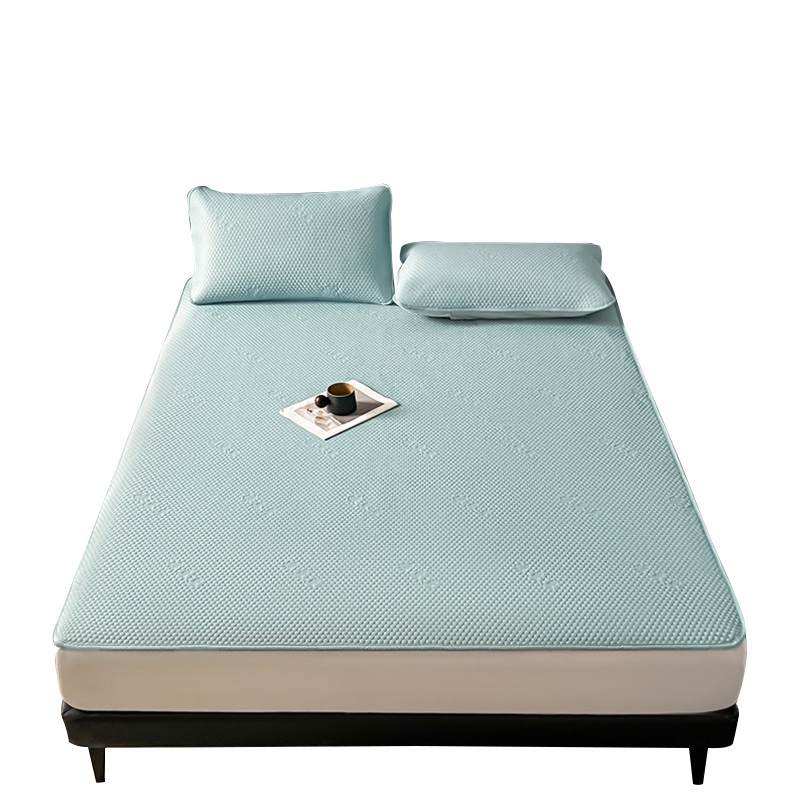 北极绒(Bejiron) BJRX408 蓝色 北极绒 清凉豆豆席三件套 180*200cm BJRX408 蓝色 布袋装  （单位：套） 北极绒 清凉豆豆席三件套 180*200cm BJRX408 蓝色 布袋装