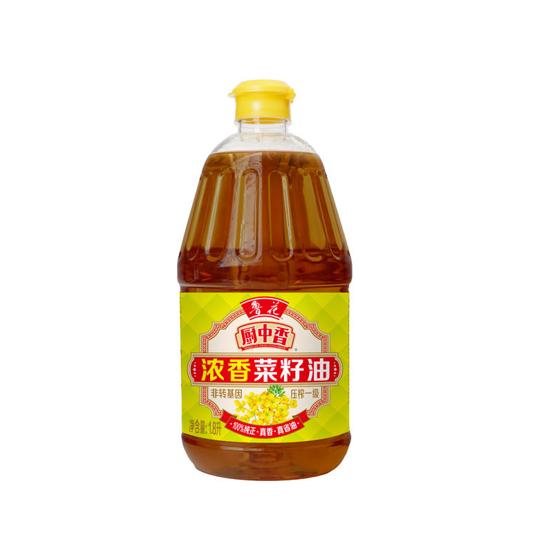 鲁花 1.8L 鲁花厨中香浓香菜籽油1.8L  （单位：升） 鲁花厨中香浓香菜籽油1.8L
